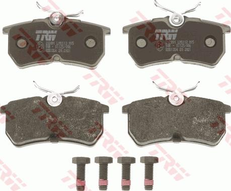 TRW GDB1354 - Brake Pad Set, disc brake autospares.lv