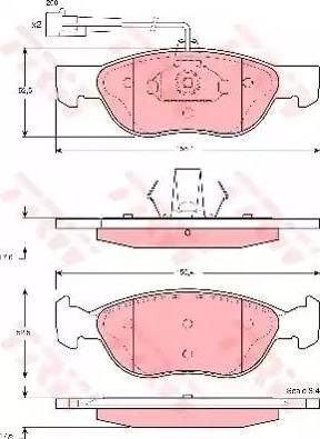 Alpha Brakes HKP-AR-016 - Brake Pad Set, disc brake autospares.lv