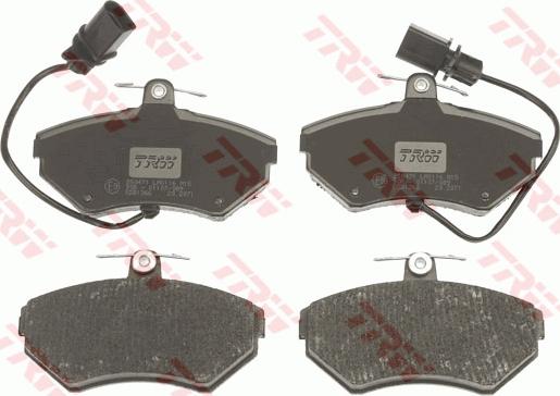 TRW GDB1366 - Brake Pad Set, disc brake autospares.lv