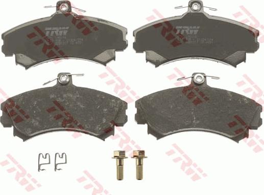 TRW GDB1317 - Brake Pad Set, disc brake autospares.lv