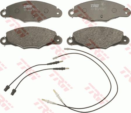 TRW GDB1336 - Brake Pad Set, disc brake autospares.lv