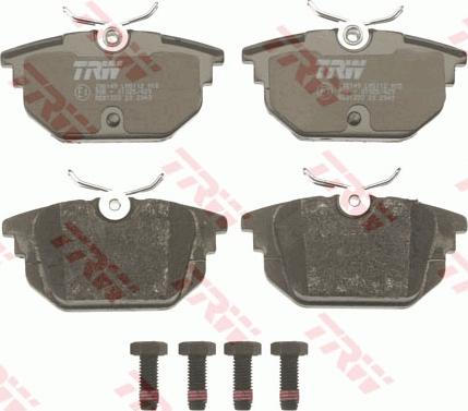 TRW GDB1333 - Brake Pad Set, disc brake autospares.lv