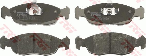 TRW GDB1322 - Brake Pad Set, disc brake autospares.lv