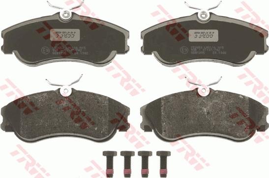 TRW GDB1295 - Brake Pad Set, disc brake autospares.lv