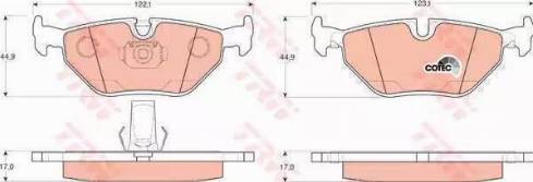 Magneti Marelli 363700201104 - Brake Pad Set, disc brake autospares.lv