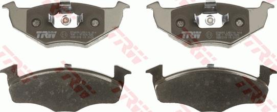 TRW GDB1218 - Brake Pad Set, disc brake autospares.lv