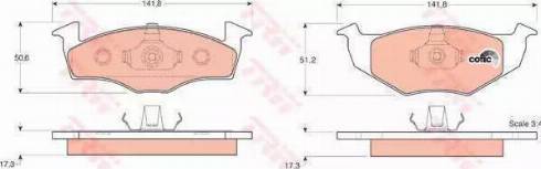 Remsa 60910 - Brake Pad Set, disc brake autospares.lv