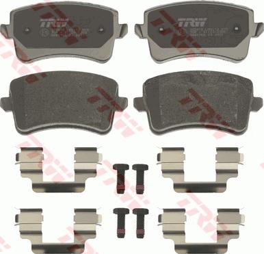 TRW GDB1765 - Brake Pad Set, disc brake autospares.lv