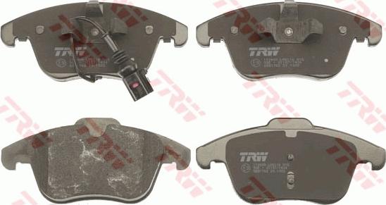 TRW GDB1762 - Brake Pad Set, disc brake autospares.lv