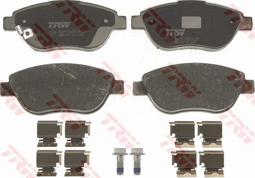 TRW GDB1701 - Brake Pad Set, disc brake autospares.lv