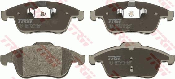 TRW GDB1788 - Brake Pad Set, disc brake autospares.lv