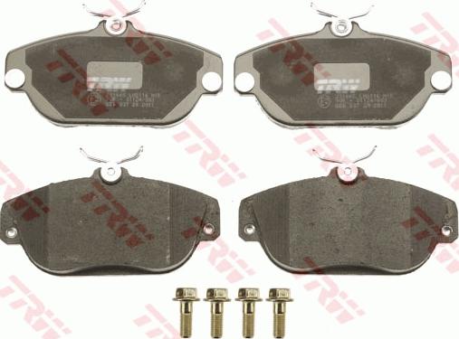 TRW GDB837 - Brake Pad Set, disc brake autospares.lv