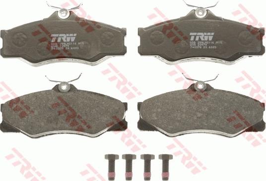 TRW GDB399 - Brake Pad Set, disc brake autospares.lv