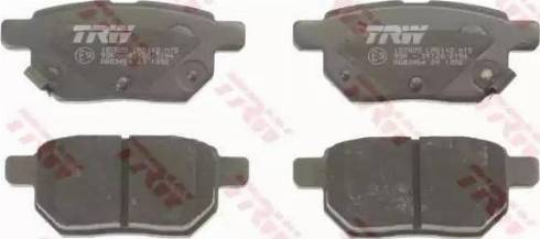 RIDER RD.3323.DB3454 - Brake Pad Set, disc brake autospares.lv