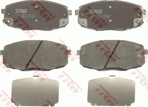 TRW GDB3450 - Brake Pad Set, disc brake autospares.lv