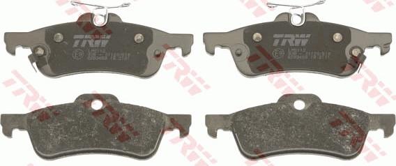 TRW GDB3458 - Brake Pad Set, disc brake autospares.lv