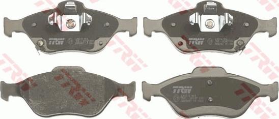 TRW GDB3457 - Brake Pad Set, disc brake autospares.lv