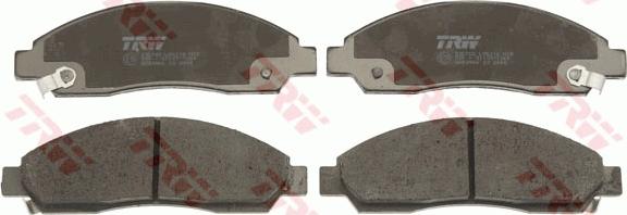 TRW GDB3466DT - Brake Pad Set, disc brake autospares.lv