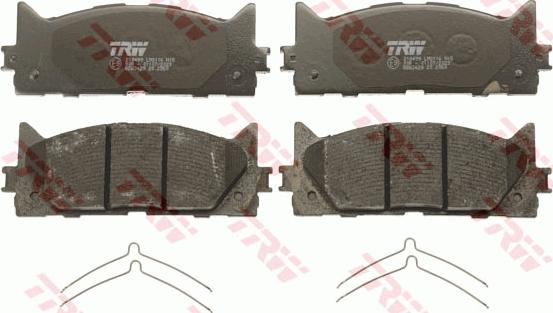 TRW GDB3429 - Brake Pad Set, disc brake autospares.lv