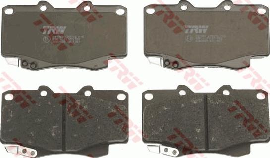 TRW GDB3428 - Brake Pad Set, disc brake autospares.lv