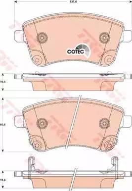 Alpha Brakes HKP-KA-333 - Brake Pad Set, disc brake autospares.lv