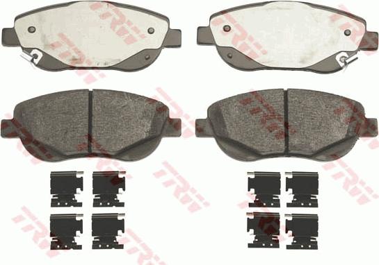 TRW GDB3511 - Brake Pad Set, disc brake autospares.lv