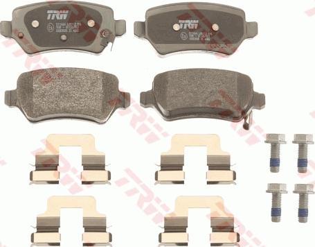 TRW GDB3585 - Brake Pad Set, disc brake autospares.lv