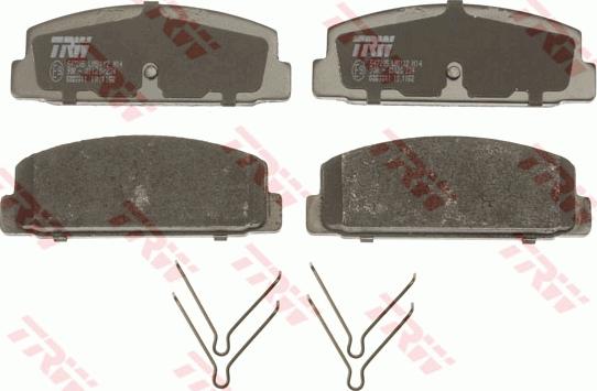 TRW GDB3311 - Brake Pad Set, disc brake autospares.lv