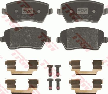 TRW GDB3332 - Brake Pad Set, disc brake autospares.lv