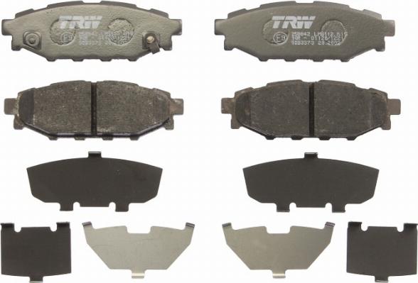 TRW GDB3373 - Brake Pad Set, disc brake autospares.lv