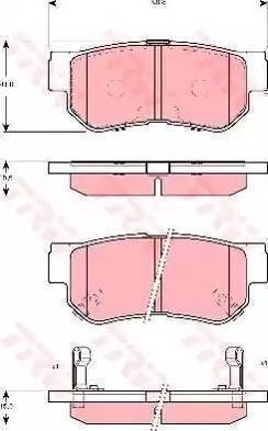 Kavo Parts KBP-3015 - Brake Pad Set, disc brake autospares.lv