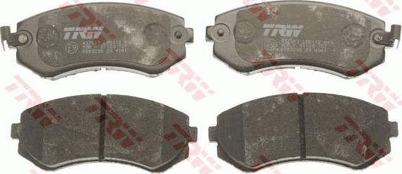 TRW GDB3208 - Brake Pad Set, disc brake autospares.lv