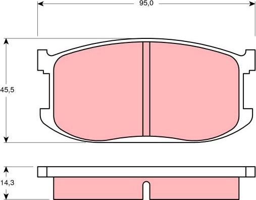 Valeo 168418 - Brake Pad Set, disc brake autospares.lv