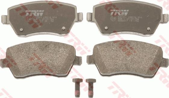 TRW GDB2017 - Brake Pad Set, disc brake autospares.lv