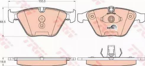 Alpha Brakes HKP-BM-014 - Brake Pad Set, disc brake autospares.lv