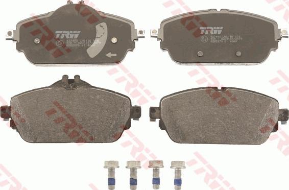 TRW GDB2070 - Brake Pad Set, disc brake autospares.lv