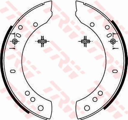 TRW GS6082 - Brake Shoe Set autospares.lv