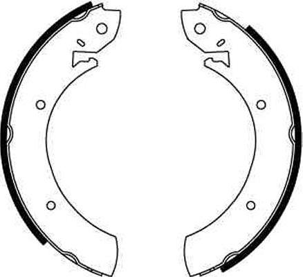 TRW GS6181 - Brake Shoe Set autospares.lv