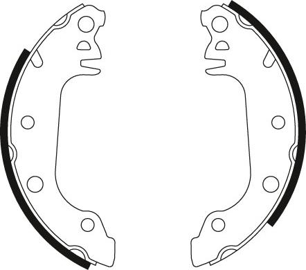 TRW GS6139 - Brake Shoe Set autospares.lv