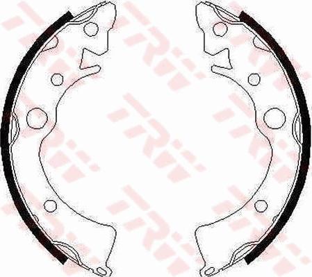 TRW GS6210 - Brake Shoe Set autospares.lv