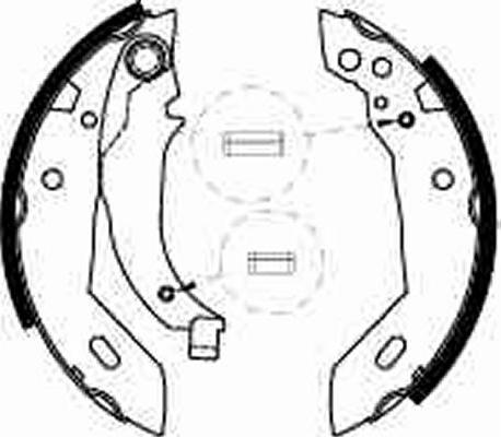 TRW GS6228 - Brake Shoe Set autospares.lv