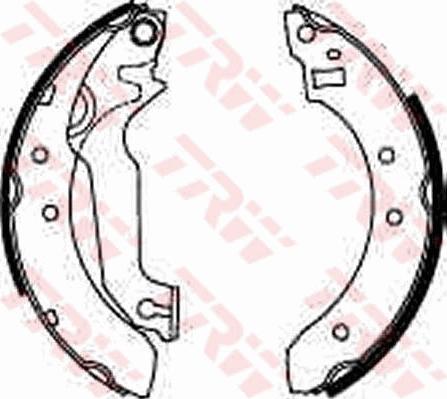 TRW GS6227 - Brake Shoe Set autospares.lv