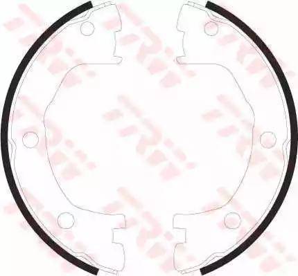 Alpha Brakes HST-VC-000 - Brake Shoe Set, parking brake autospares.lv