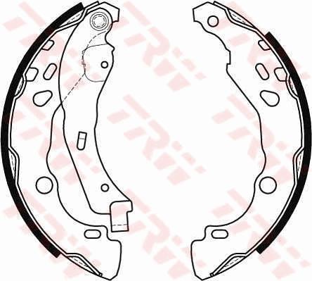 TRW GS8455 - Brake Shoe Set autospares.lv