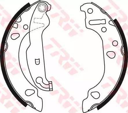 Alpha Brakes HST-FR-052 - Brake Shoe Set autospares.lv