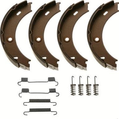 TRW GS8466 - Brake Shoe Set, parking brake autospares.lv