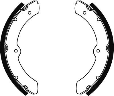 TRW GS8460 - Brake Shoe Set autospares.lv