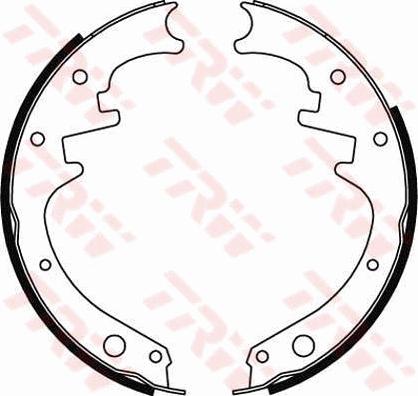 TRW GS8412 - Brake Shoe Set autospares.lv