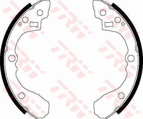 TRW GS8439 - Brake Shoe Set autospares.lv