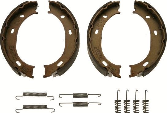 TRW GS8433 - Brake Shoe Set, parking brake autospares.lv